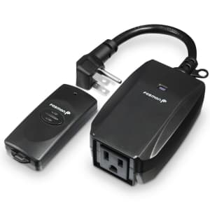 Fosmon Technology Wireless Remote Control Outdoor Outlet for $13 Fosmon Technology Wireless Remote Control Outdoor Outlet for $13