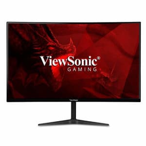 ViewSonic VX3218-PC-MHD 32 Inch Full HD 1080p 165Hz 1ms Curved Gaming Monitor with Adaptive-Sync for $170