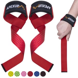 Apexup Weightlifting Straps for $8