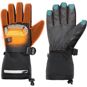 Karcore Rechargeable Electric Heated Gloves for $40