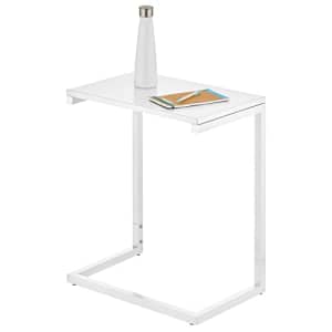 mDesign Modern Industrial Side Table - Minimalistic Accent Metal Tray and Desk Furniture Unit for for $55