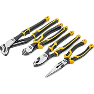 Gearwrench Pitbull 4-Piece Mixed Plier Set for $48