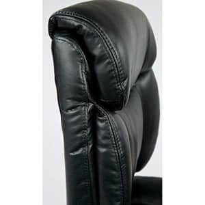 Office Star Padded Faux Leather Seat and Back Managers Chair with Flip Arms, Black for $232 Office Star Padded Faux Leather Seat and Back Managers Chair with Flip Arms, Black for $232