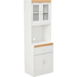 Hodedah Long Standing Kitchen Cabinet for $135