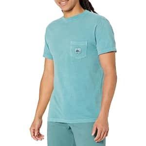 Quiksilver Men's Sub Mission Pocket Tee Shirt, Brittany Blue, Small for $29
