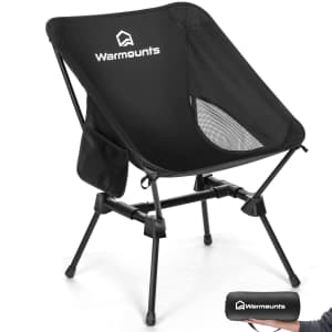 Warmounts Ultralight Camping Chair for $15