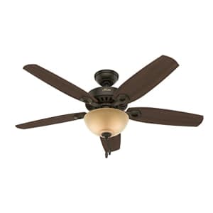 Hunter Fan Company 53091 Builder Deluxe Indoor Ceiling Fan with LED Light and Pull Chain Control, for $140 Hunter Fan Company 53091 Builder Deluxe Indoor Ceiling Fan with LED Light and Pull Chain Control, for $140