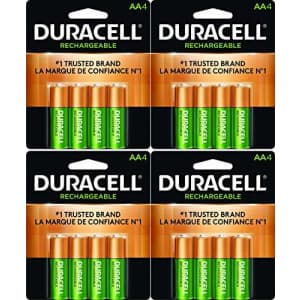 Duracell 16 X NEW AA Batteries Rechargeable NiMH Precharged 2400mAh for $52