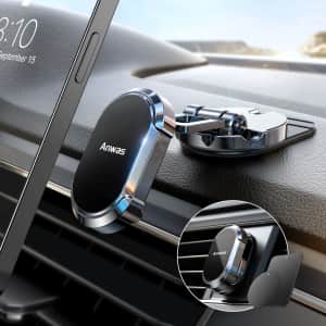 Anwas Magnetic Car Phone Holder Mount for $5