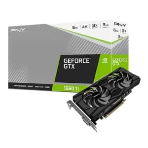 PNY GeForce GTX 1660 Ti 6GB Graphics Card for $225