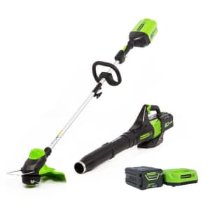 Greenworks Pro 60V Brushless String Trimmer w/ Axial Blower for $199 Greenworks Pro 60V Brushless String Trimmer w/ Axial Blower for $199