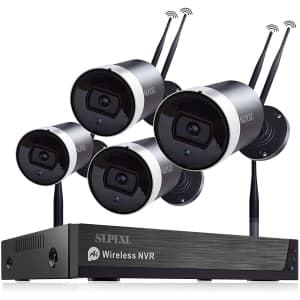 SLPLXL 8-Channel Outdoor Wireless Security Camera System for $108 SLPLXL 8-Channel Outdoor Wireless Security Camera System for $108