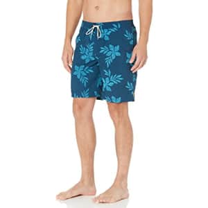 Quiksilver mens Night Movers Volley Volley Swim Trunk Bathing Suit Shorts, Ensign Blue Nightmover for $59