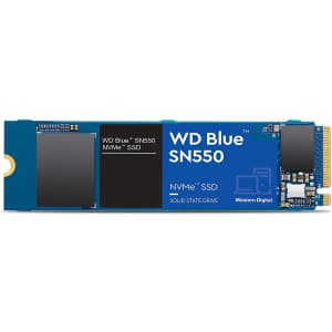 WD Blue SN550 2TB NVMe PCIe M.2 Internal SSD for $266