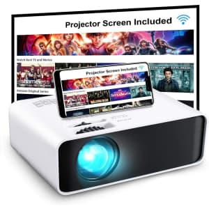 GooDee Mini WiFi Projector for $70
