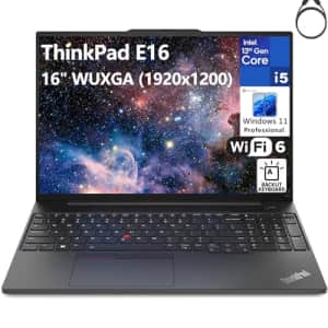 Lenovo ThinkPad E16 Business Laptop Computer, 16" FHD+, 13th Gen Intel 10-Core i5-1335U, 16GB DDR4 for $869 Lenovo ThinkPad E16 Business Laptop Computer, 16" FHD+, 13th Gen Intel 10-Core i5-1335U, 16GB DDR4 for $869