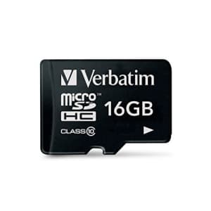 Verbatim 44010 16GB Micro SDHC Class 10 for $8