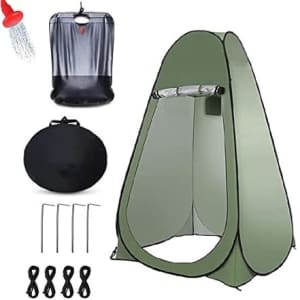 The Outdoor Nation Travel Pop Up Privacy Tent for $20 via Woot app