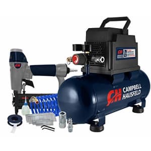 Campbell Hausfeld 3 Gallon Portable Air Compressor with Nailer Kit (DC030097E) for $303 Campbell Hausfeld 3 Gallon Portable Air Compressor with Nailer Kit (DC030097E) for $303
