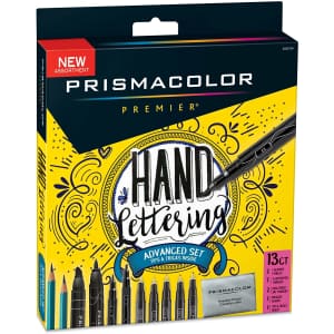 Prismacolor Premier Advanced Hand Lettering Set for $19