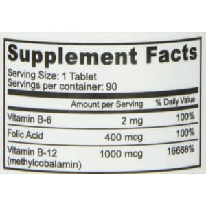 Deva Vegan Vitamin B-12 Fast Dissolve Lozenges 90 Tablets (2 Pack) for $18