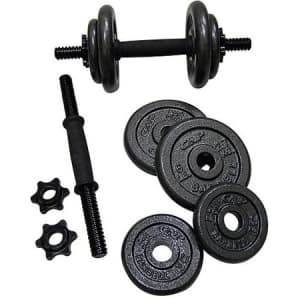 Gold's Gym Cast Iron 40-lb. Dumbbell Set for $30 Gold's Gym Cast Iron 40-lb. Dumbbell Set for $30