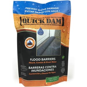 Quick Dam 5-Foot Water-Activated Flood Barrier for $16