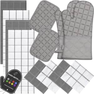 12-Piece Oven Mitts and Kitchen Towels Set from $14