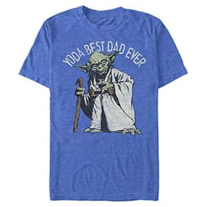 Star Wars Men's Green Dad T-Shirt, Royal Blue Heather, XX-Large for $11