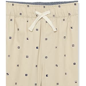 Nautica Boys' Little Drawstring Pull-on Shorts, Stone Schiffli, 7 for $9