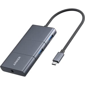 Anker PowerExpand 6-in-1 USB-C Adapter Power Bank for $25