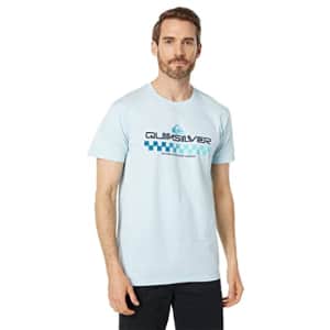 Quiksilver Men's Scripted Game Tee Shirt, Blue Grey, XL for $20 Quiksilver Men's Scripted Game Tee Shirt, Blue Grey, XL for $20