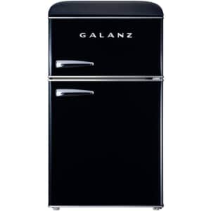 Galanz 3.1-Cu. Ft. Retro Dual Door Mini Fridge w/ True Freezer for $290