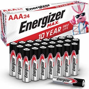 Energizer AAA Batteries (24 Count), Triple A Max Alkaline Battery for $20 Energizer AAA Batteries (24 Count), Triple A Max Alkaline Battery for $20