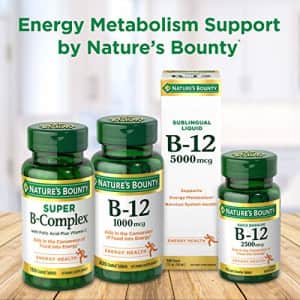 Vitamin B6 by Nature's Bounty, Vitamin Supplement, Supports Energy Metabolism and Nervous System for $6