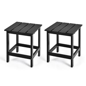 Giantex Outdoor Side Table, 15 Square Wood End Table with Slatted Design, Sturdy Construction, Easy for $96 Giantex Outdoor Side Table, 15 Square Wood End Table with Slatted Design, Sturdy Construction, Easy for $96