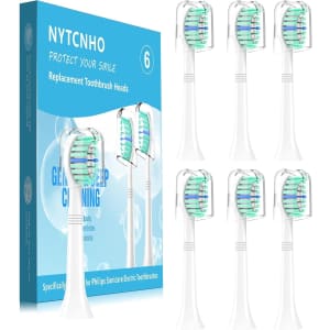 Replacement Toothbrush Heads 6-Pack for Philips Sonicare for $5 Replacement Toothbrush Heads 6-Pack for Philips Sonicare for $5