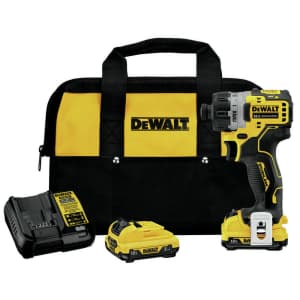 DeWalt 12V Max Xtreme 1/4" Cordless Screwdriver Kit: $99