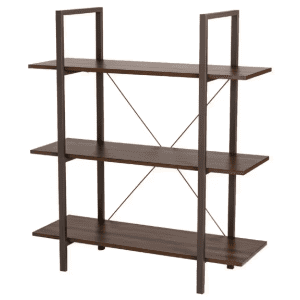 Glitzhome 42" 3-Shelf Ladder Bookcase for $65