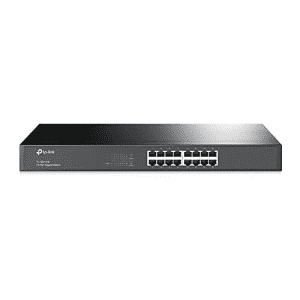 TP-Link TL-SG1016 unmanaged rackmountable 16-port switch for $64
