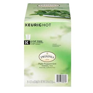 Twinings of London Pure Peppermint Tea K-Cups for Keurig (48 Count) for $15