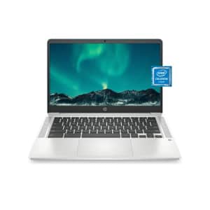 HP Chromebook 14 Laptop, Intel Celeron Processor, 4 GB RAM, 32 GB eMMC, 14 HD (1366 x 768), for $290
