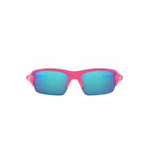 Oakley Youth Boy's OJ9005 Flak XS Rectangular Sunglasses, Neon Pink/Prizm Sapphire, 59 mm for $146 Oakley Youth Boy's OJ9005 Flak XS Rectangular Sunglasses, Neon Pink/Prizm Sapphire, 59 mm for $146