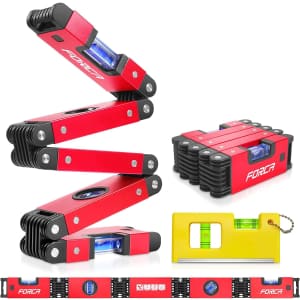 Forca 28" Foldable Magnetic Level for $17