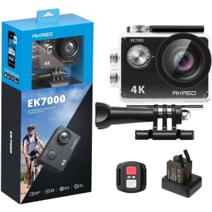 Akaso EK7000 4K 30FPS 20MP Action Camera for $58