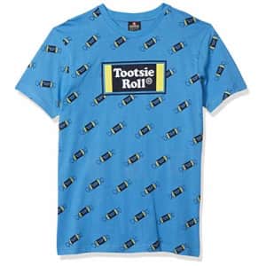 Southpole Men's T-Shirt, Sky Blue Allover Tootsie, Medium for $11