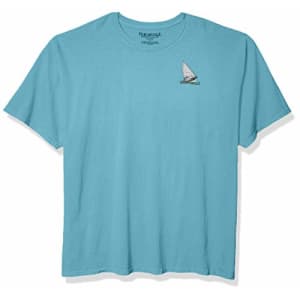 Margaritaville Cargo Margaritaville Men's Changes in Latitude Graphic Short Sleeve T-Shirt, Lagoon Blue, Small for $30