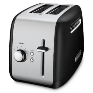 KitchenAid KMT2115OB Toaster, Onyx Black for $65 KitchenAid KMT2115OB Toaster, Onyx Black for $65