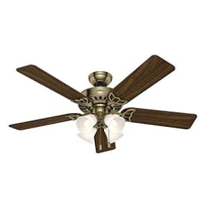 Hunter Fan Company 53063 Studio Series 52 Inch Ceiling Fan with 4 Covered Energy Efficient LED for $167