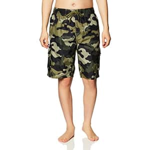 Kanu Surf Men's Barracuda Swim Trunks (Regular & Extended Sizes), Camo Army Green, Medium for $18 Kanu Surf Men's Barracuda Swim Trunks (Regular & Extended Sizes), Camo Army Green, Medium for $18